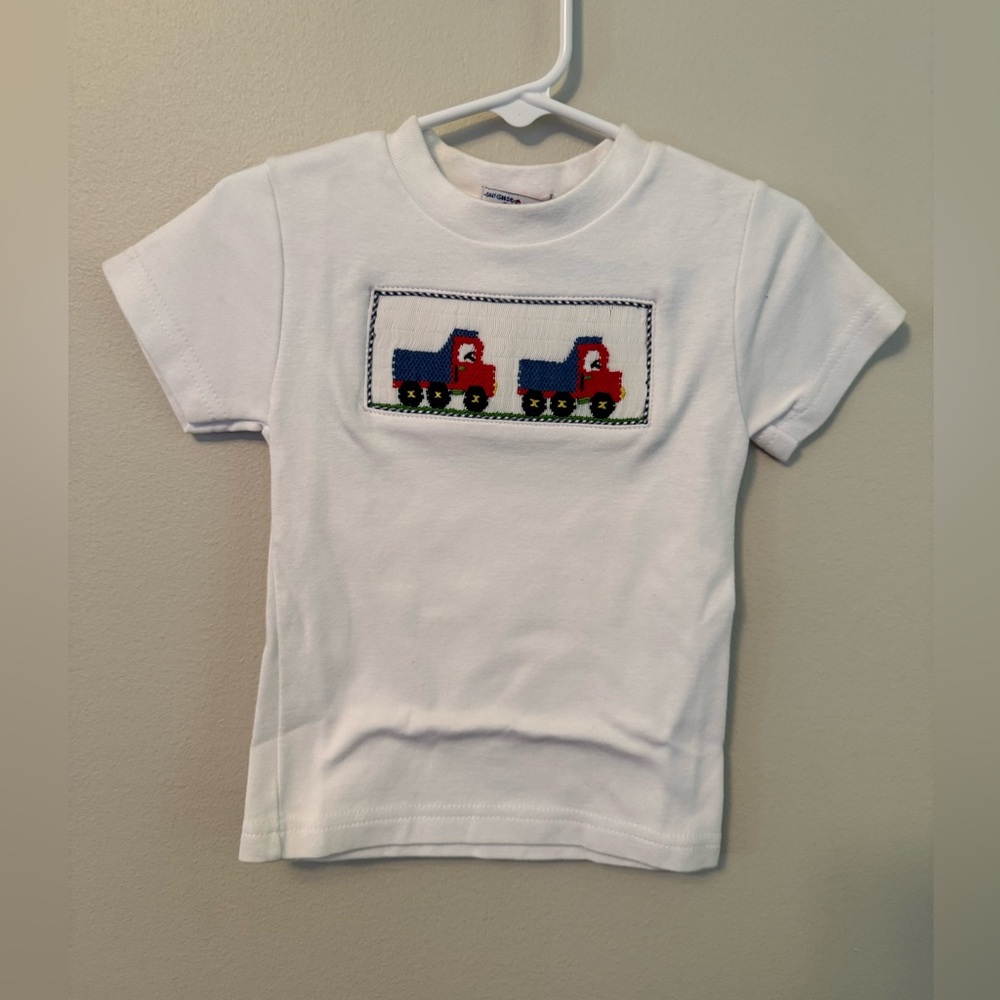 Silly Goose Smocked Dump Trunk Shirt